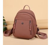 Mochila de nailon impermeable para mujer, pequeña, ligera, para viajes escolares negro