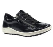 Zapatos Napier de charol sintético para mujer/señora Lunar 4 UK negro