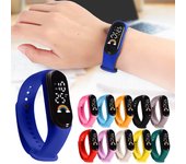 Reloj deportivo para niños Pulsera para exteriores Reloj electrónico Pulsera para niños 25*1.53*0.26cm café