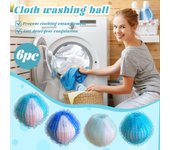 6 uds removedor de pelo para mascotas, lavadora, pelo de perro y gato, bolas de pelusa para lavadora, pelo de mascota, pelusa y pelusa One Size