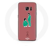 Coque pour samsung galaxy S6 Squid game Ji Yeong No 240 ET Kang Sae Byeok No 067