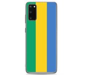 Coque Téléphone - Samsung - Galaxy S20 Plus - Drapeau Gabón - Souple - Multicolore