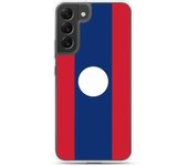 Coque Téléphone - Samsung - Galaxy S10 - Drapeau Laos - Souple - Multicolore