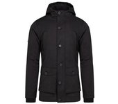 Parka lisa Raging Bull para hombre M negro