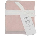 Juego de regalo de paños de cocina orgánicos: juego floral
