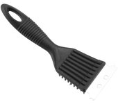 Cepillo para parrilla, limpiador extrafuerte para cocina, para barbacoa, de acero inoxidable, con cerdas de alambre seguras