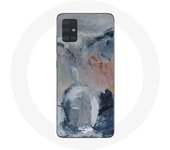Coque pour Samsung Galaxy A51 5G Fond de texture abstraite gris