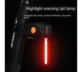 Luz trasera para bicicleta Photon Drop, lámpara de advertencia, impermeable, recargable, LED, luz trasera para bicicleta de montaña, bicicleta de carretera, luz Photondrop