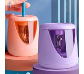 Sacapuntas eléctrico automático para niños, multifuncional, resistente, Usb, mecánico, escuela, papelería, regalos, YSL, 1 Uds. color rosa