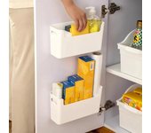 1 caja de plástico para guardar frutas y verduras, para la cocina, para el frigorífico, el congelador, el hogar
