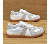 Zapatillas clásicas originales de moda para hombre, zapatos casuales de cuero de alta calidad, zapatos deportivos elegantes para hombre y mujer, zapatillas retro de gamuza con cordones. 36
