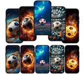 Funda para teléfono Samsung Galaxy S24 S23 iPhone 16 15 14 Xiaomi Redmi Note 13 12 11 10 8 Plus 9 Pro Max X XR Fútbol No 10 No10 OPPO Huawei Cover for iPhone SE 2020 bolo