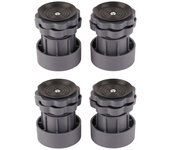 4 Piezas Almohadilla Antivibración a Prueba de Golpes para Lavadora Antideslizante Almohadillas para Pies Base de Lavadora 8.5cm