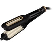 Rizador de ondas Vidal Sassoon compatible con plancha negra de 5 niveles de temperatura y 3 niveles de ondas, plancha, ajuste en el extranjero, VSW-1600/KJ negro