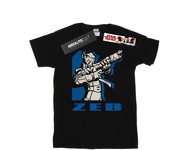 Star Wars Mens Rebels Zeb T-Shirt S blanco