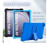 Para Samsung Galaxy Tab A9 8,7 pulgadas 2023 Tablet niños funda de silicona suave a prueba de golpes funda de silicona gruesa Tab A9 8.7inch rojo