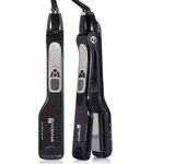 Plancha de pelo profesional Plancha de vapor Plancha alisadora Rizador de pelo de cerámica Cepillo alisador de pelo portátil us