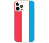 Funda iPhone - Drapeau Luxemburgo - iPhone 12 Pro Max - Souple - Multicolore - Verticale
