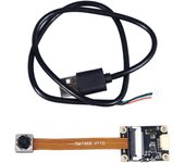 Módulo de cámara USB de 5 MP, 2K, gran angular de 120 grados, sin distorsión, micrófono incorporado para computadora portátil