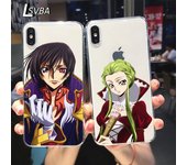 Funda de silicona Anime Code Geass Lelouch para iPhone 12 Mini 11 Pro XS MAX X XR 6 7 8 Plus 6S 5 5S SE iPhone 5 5S SE