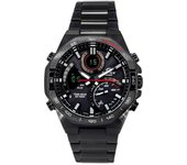 Casio Reloj para hombre Edifice Analog Digital Mobile Link con esfera negra Tough Solar ECB-950DC-1A 100M negro