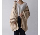 Chaqueta con capucha y cremallera de color liso sexy de talla grande para mujer de otoño e invierno S negro