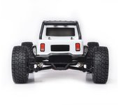 Camión todoterreno RC Coche de alta velocidad 38 km/h 1/16 2,4 GHz Coche de carreras 4WD RTR totalmente proporcional con LED Type 2- 1 battery blanco