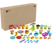 HASBRO Cocina de granjeros de frutas y verduras 28 11 Arcilla de cebada Juguetes de Navidad Regalos de Navidad F7396 Producto genuino Play-Doh Market, Juego,