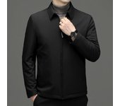 Temperamento Chaqueta de Solapa de Negocios Informal de plumón de Pato Blanco para Hombre Nueva Chaqueta clásica versátil de otoño e Invierno para Hombre Tendencia 6XL