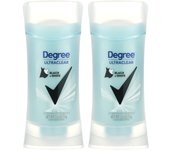 Desodorante antitranspirante Degree UltraClear, negro y blanco, 2 paquetes, 2.6 oz (74 gramos) cada