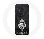 Funda para Samsung Galaxy A32 5G Logo Real Madrid Club de Fútbol Gris