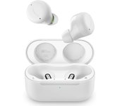 Echo Buds 2da generación Auriculares completamente inalámbricos con cancelación activa de ruido con estuche de carga inalámbrica incluido Blanco Glaciar - Alexa,