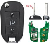 Mando a distancia PEUGEOT 4A AES HU83 para 3008, 208, 308, 508, 5008, Expert, Partner (2017-2024)