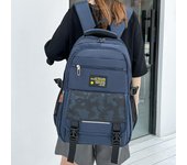 Mochila Tiptoegirls de alta calidad para estudiantes, mochila con rayas reflectantes, mochila de viaje grande impermeable para niños y niñas 30x45x14 CM negro