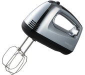 Batidora de mano Tescom con interruptor y clip de cable extraíble para almacenamiento ABC Cooking. Batidor original THM1300 S, de pie, 5 etapas [Codesarrollado por un estudio]. plata