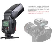 Godox Thinklite TT600 2.4G Inalámbrico GN60 Flash Speedlite Nikon Canon DSLR Cámara for general negro
