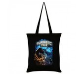 Grindstore Purrassic Park Bolsa de tela One Size negro/azul