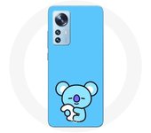 Coque pour Xiaomi Mi 12 / 12X Bangtan BTS BT21 Koya RM Fond Bleu