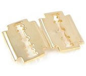 Les Trésors De Lily [D7430] - Boucles Plaqué Or 'Lames' oro