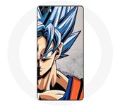 Coque pour Huawei P8 Lite Anime Dragon Ball Goku Cheveux bleu