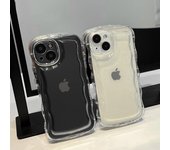 Funda protectora transparente para iPhone 13 Pro Max y 12 iPhone 15 Pro transparente