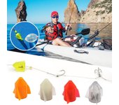 Durable Steel Ball S  L Baits DIY Tools Tie Tying Sound Bar Fishing bead sound bar Shake Attract Orange-L(3cm)