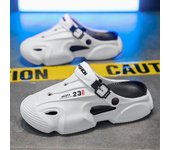 Sandalias Eva para hombre, zapatos casuales de playa de lujo, chanclas para exteriores, verano, hogar, nueva tendencia de moda 2024, sandalias de diseñador. 38