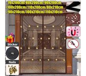 Mosquiteras antimosquitos para puertas, cortinas, protección contra insectos, magnéticas, duraderas, para lavado de coches, malla antimoscas, imanes, pantallas separadoras 70X200 CM
