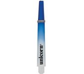 Vástago de dardo de pinza de dos tonos de unicornio S azul/blanco