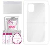 apgo Ultra Clear Protective Skin Sticker for the back compatible with Samsung Galaxy M31s, Wrap Film, Hydrogel Film, Flexible, Soft TPU with positioni