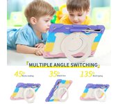 Funda para tableta Samsung Galaxy Tab S7 FE LTE de 12,4 , funda de seguridad para niños, funda a prueba de golpes con asa y soporte para Galaxy Tab S7 11 S8 PLUS de 12,4 Tab S7 Plus 12.4inch