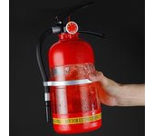 Dispensador de bebidas creativo con forma de extintor de 1,5 l para cerveza, vino y licores, hecho de acrílico duradero. Poland