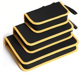 Bolsa portátil de tela Oxford para herramientas de mano, tornillos, clavos, taladros, bolsa de almacenamiento de piezas de metal S
