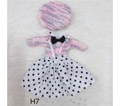 Colección de Mini muñecos móviles de 30CM, juguete para niñas, ojos grandes 3D, trajes completos de princesa BJD, colección de vestidos, regalo para niños A